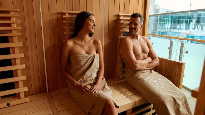 Wellness atlantis modeli infra savna