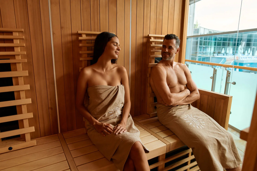 Wellness atlantis modeli infra savna